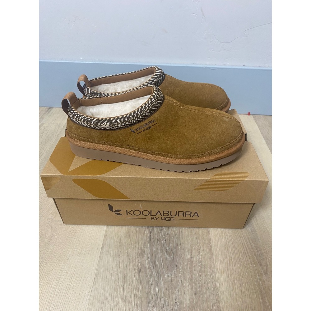 Koolaburra by UGG Burree Suede Slippers Chestnut Brown 1159730 Women 7